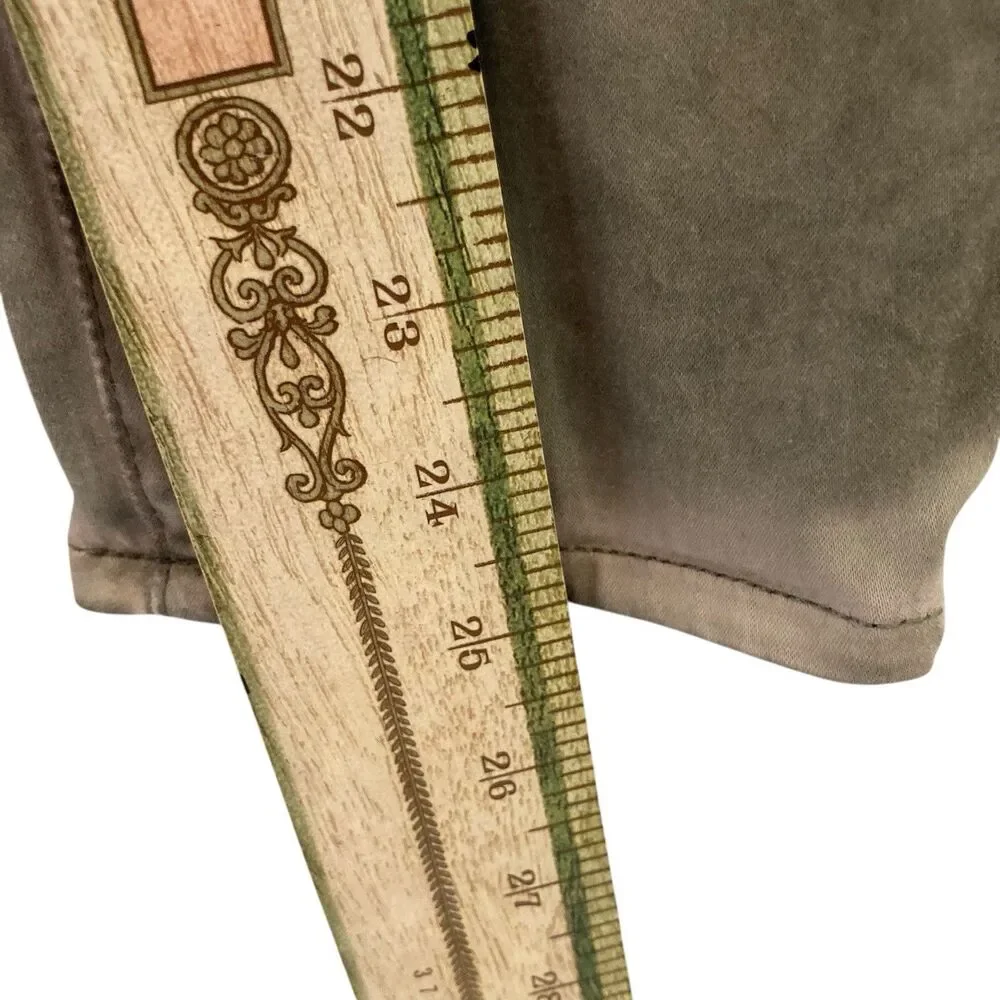 Adriano Goldschmied Anthropologie The Prima Crop Cigarette Jeans Pants Gray 26 - Picture 8 of 12